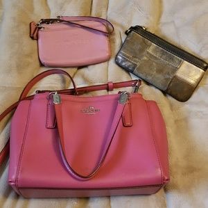 Coach bundle - 1 purse, 2 clutches